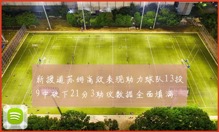 新援道苏姆高效表现助力球队13投9中砍下21分3助攻数据全面填满